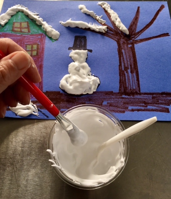 DIY Snow Paint  How to Make Puffy Snow Paint (So Fun!!)